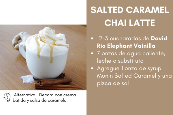 Salted Caramel Chai Latte