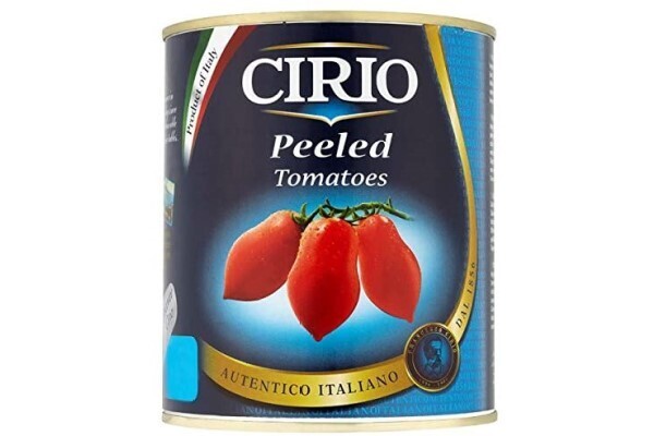 Tomate Entero Pelado Cirio 800 grm /12 unidades