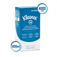 Jabón Kleenex® Dermo en espuma por 800 ml/ 6