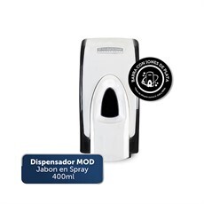 Dispensador MOD Jabón en Spray por 400 ml