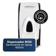 Dispensador MOD Sanitizante en Spray por 400 ml
