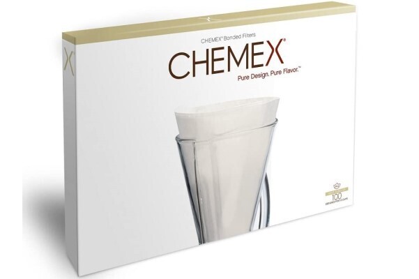 Filtros Chemex media luna 1-3 tazas / 100