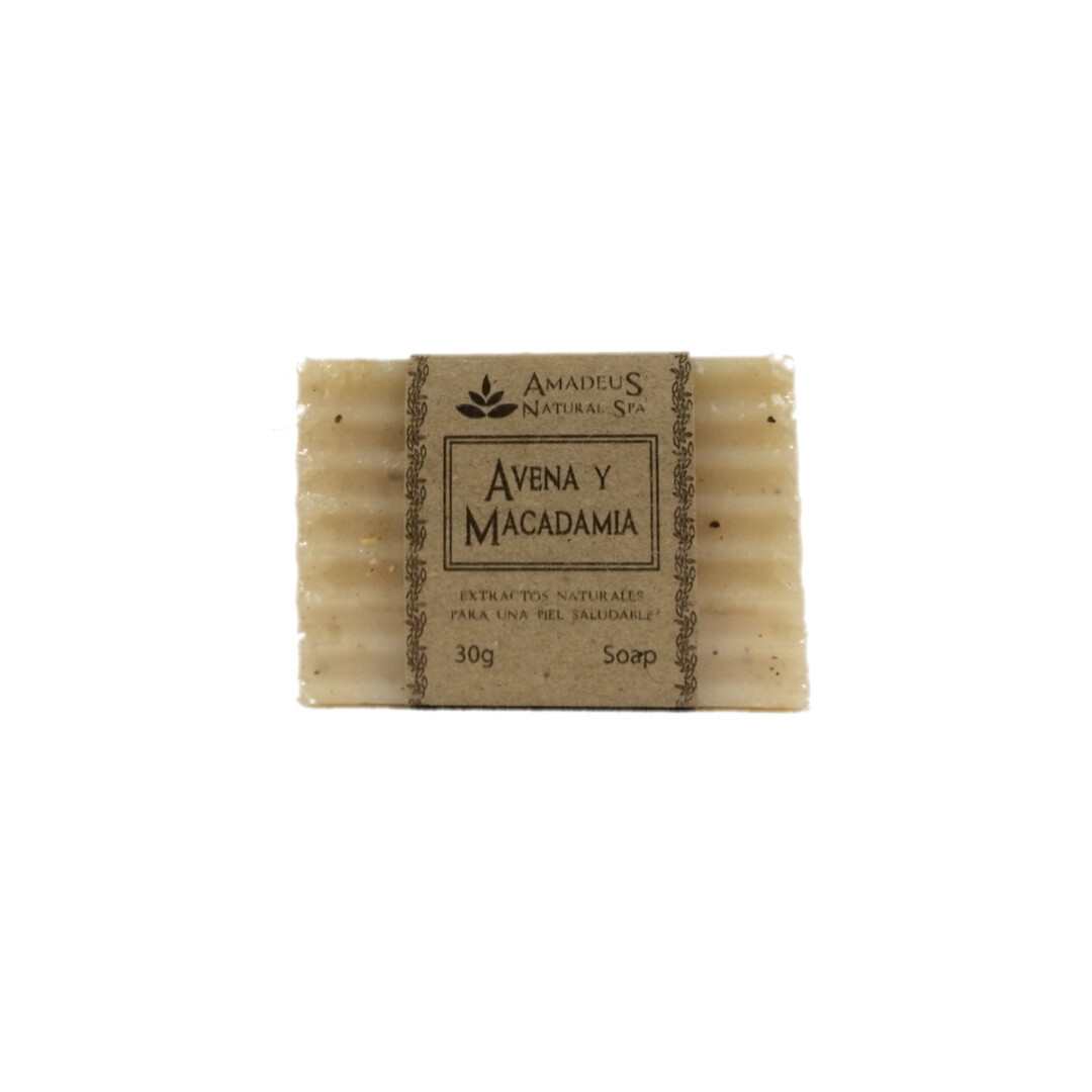Jabón Natural Spa Avena y Macadamia / 100 unidades
