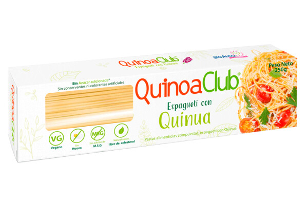 Espaguetti con Quinoa 250 grm / 12 unidades