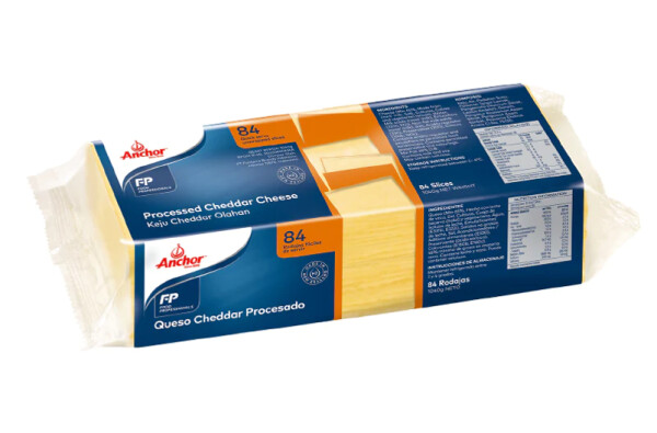 Anchor queso procesado color rodajas 1040 grm / 5 unidades
