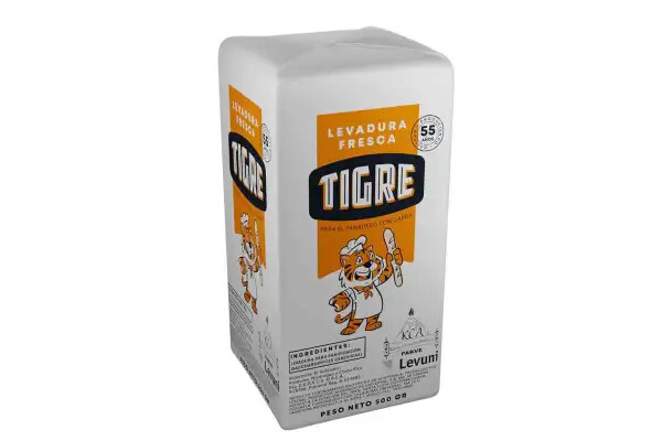 Levadura fresca Tigre 500 grm / 6 unidades