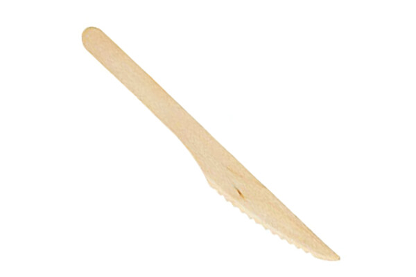 Cuchillo de madera Biodegradable / 1000 unidades