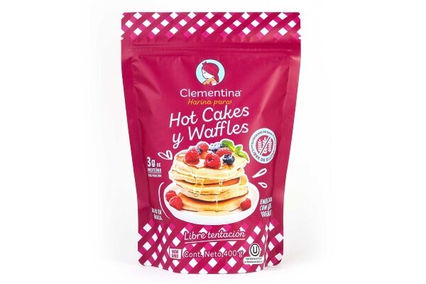 Harina sin Gluten para Hot Cakes y Waffles 400 grm / 6 unidades