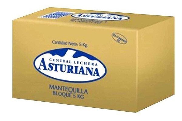 Mantequilla Asturiana sin sal 5kg