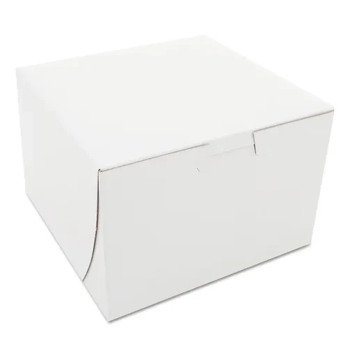 Caja para pastel blanca 8.5 / 50 unidades