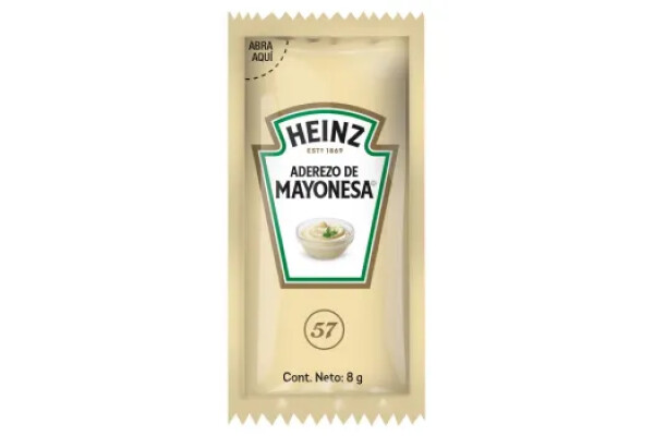 Aderezo de mayonesa Heinz 8grm / 400 unidades