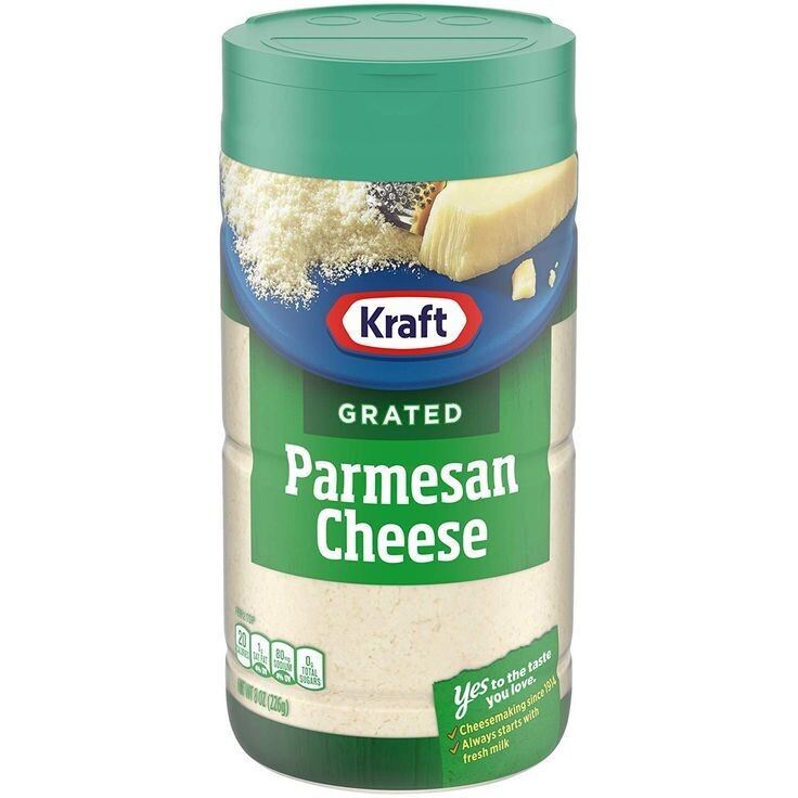Polvo parmesano Kraft 8 onzas  / 6 unidades