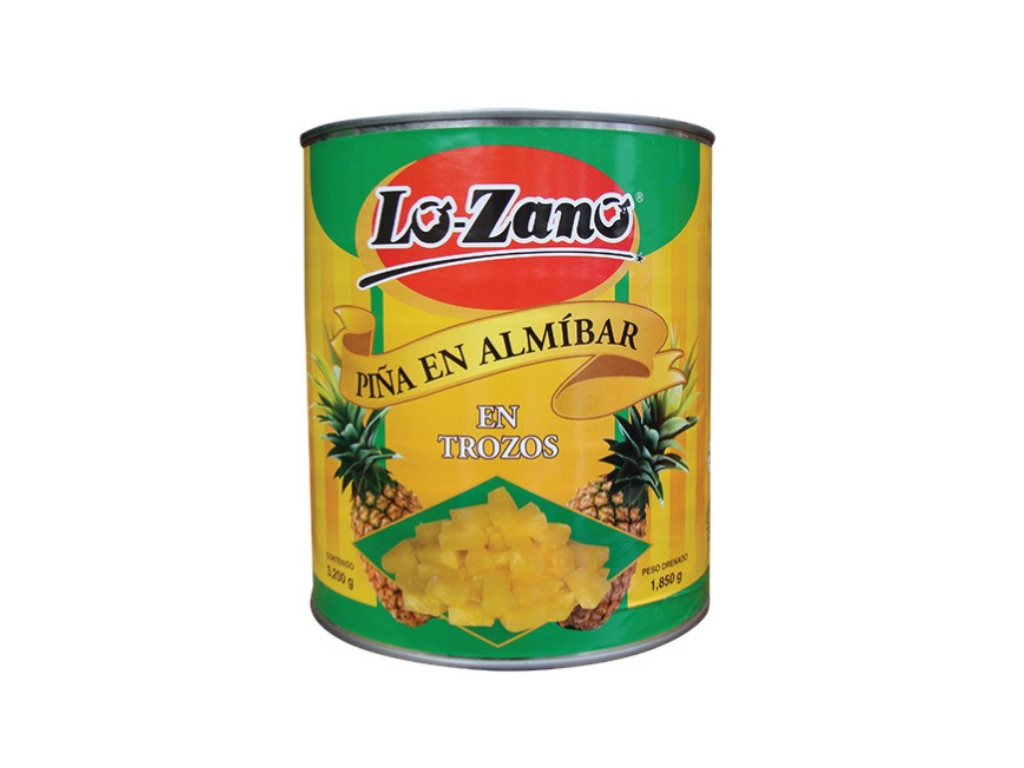 Piña en almíbar 6.5 lb lozano / 2 unidades