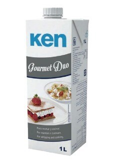 Cobertura gourmet duo Ken 1 litro / 12 unidades