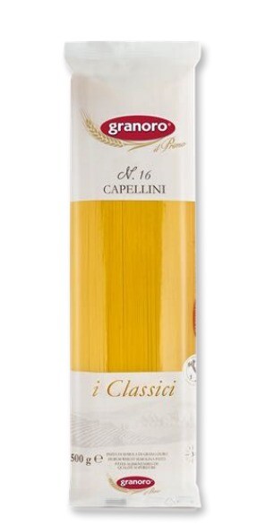 Pasta capellini 500g Granoro / Caja 24 unidades
