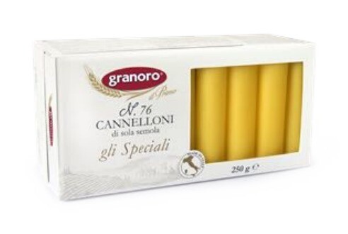 Pasta canneloni 250g Granoro / Caja 24 unidades