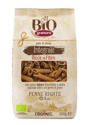 Pasta penne rigate integral 500g Granoro / Caja 20 unidades