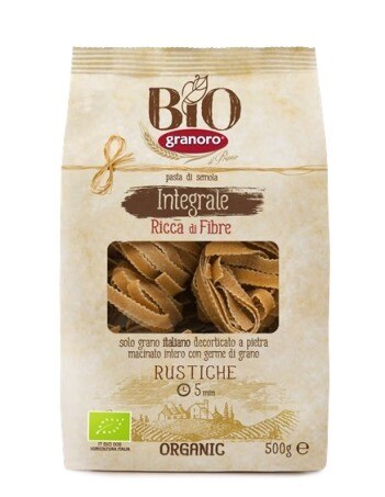 Pasta rustiche integral 500g Granoro / Caja 12 unidades
