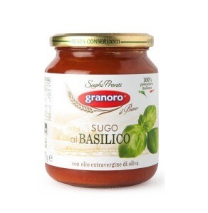 Salsa basilico 370g Granoro / Caja 6 unidades