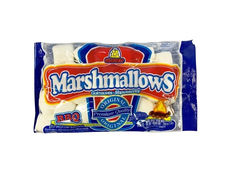Marshmallow americano blanco 200 gramos / Caja 15