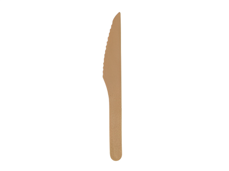 Cuchillo de madera Biodegradable / 1000 unidades