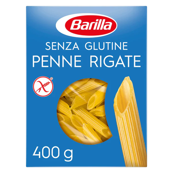 Barilla Penne Rigate Gluten Free 500 grm / Caja 14 unidades