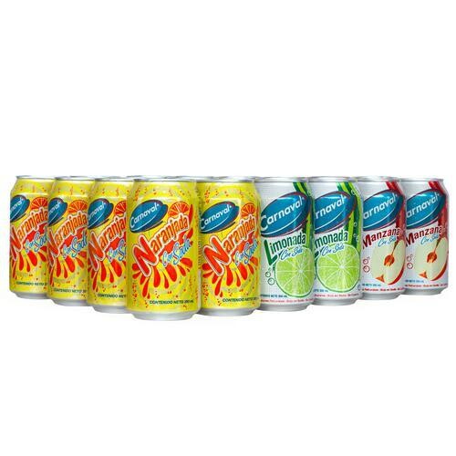 Bebida con soda Carnaval 350ml / 24 unidades