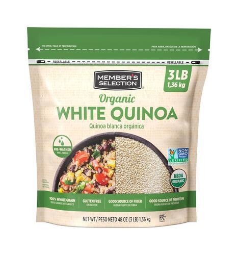 Quinoa orgánica Member&#39;s Selection 3Lb / 2 unidades