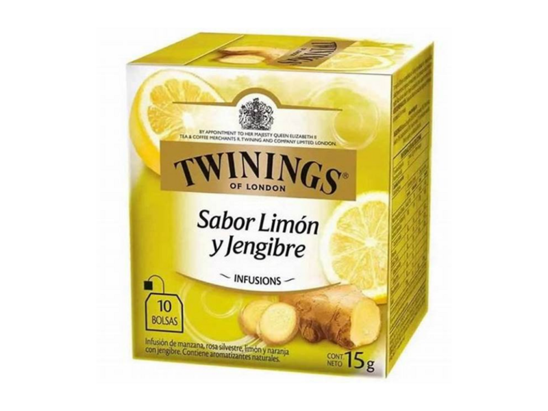 Té de limón y jengibre caja 12 sobres / 6 cajas