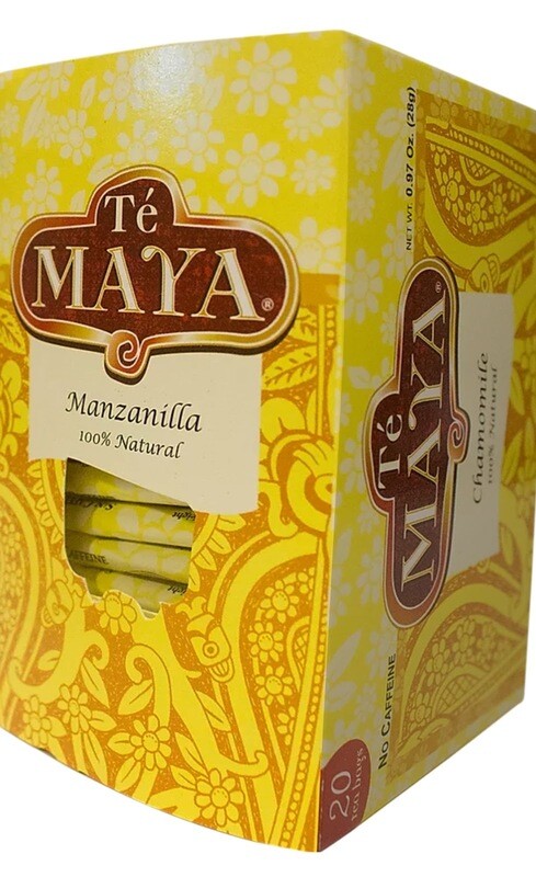 Té de Manzanilla Maya 20 unidades / 4 cajitas
