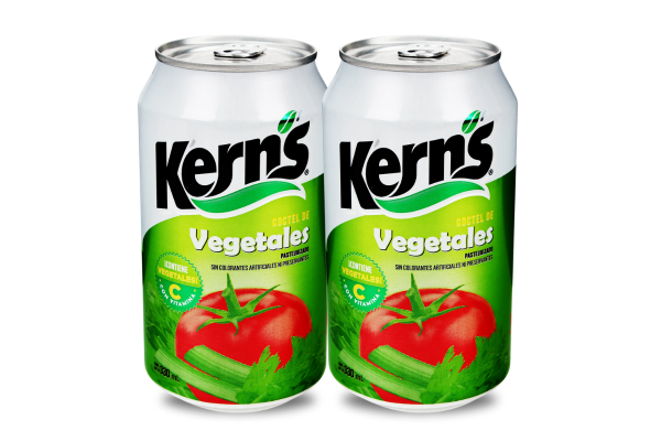Cóctel de Vegetales Kern´s 330 ml lata / 24 unidades