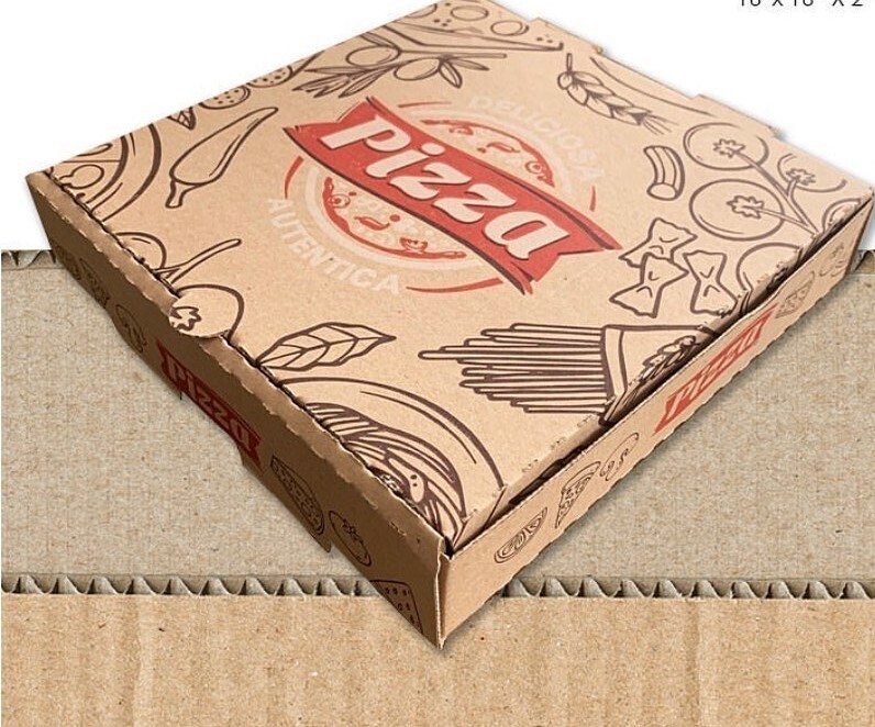 Caja Kraft con Rojo para Pizza