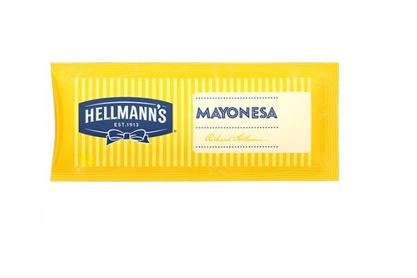 Mayonesa Sachet Helmann&#39;s 8gm / 200 unidades