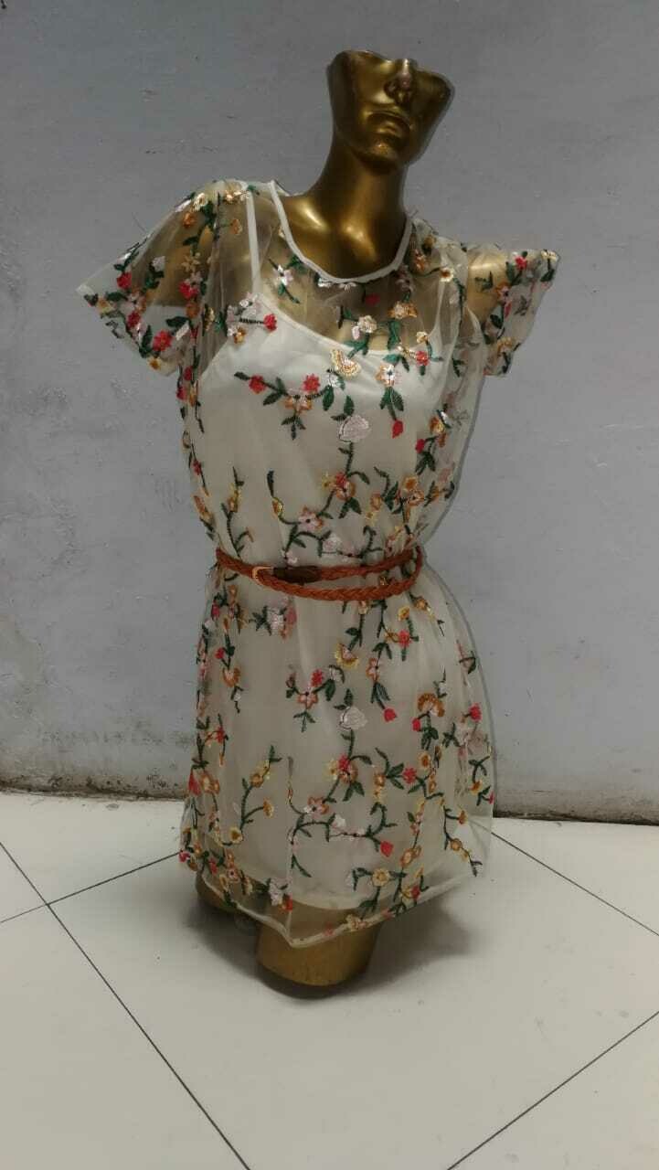 Vestido Blanco, corto.