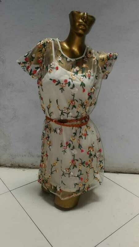 Vestido Blanco, corto.