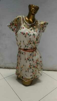 Vestido Blanco, corto.