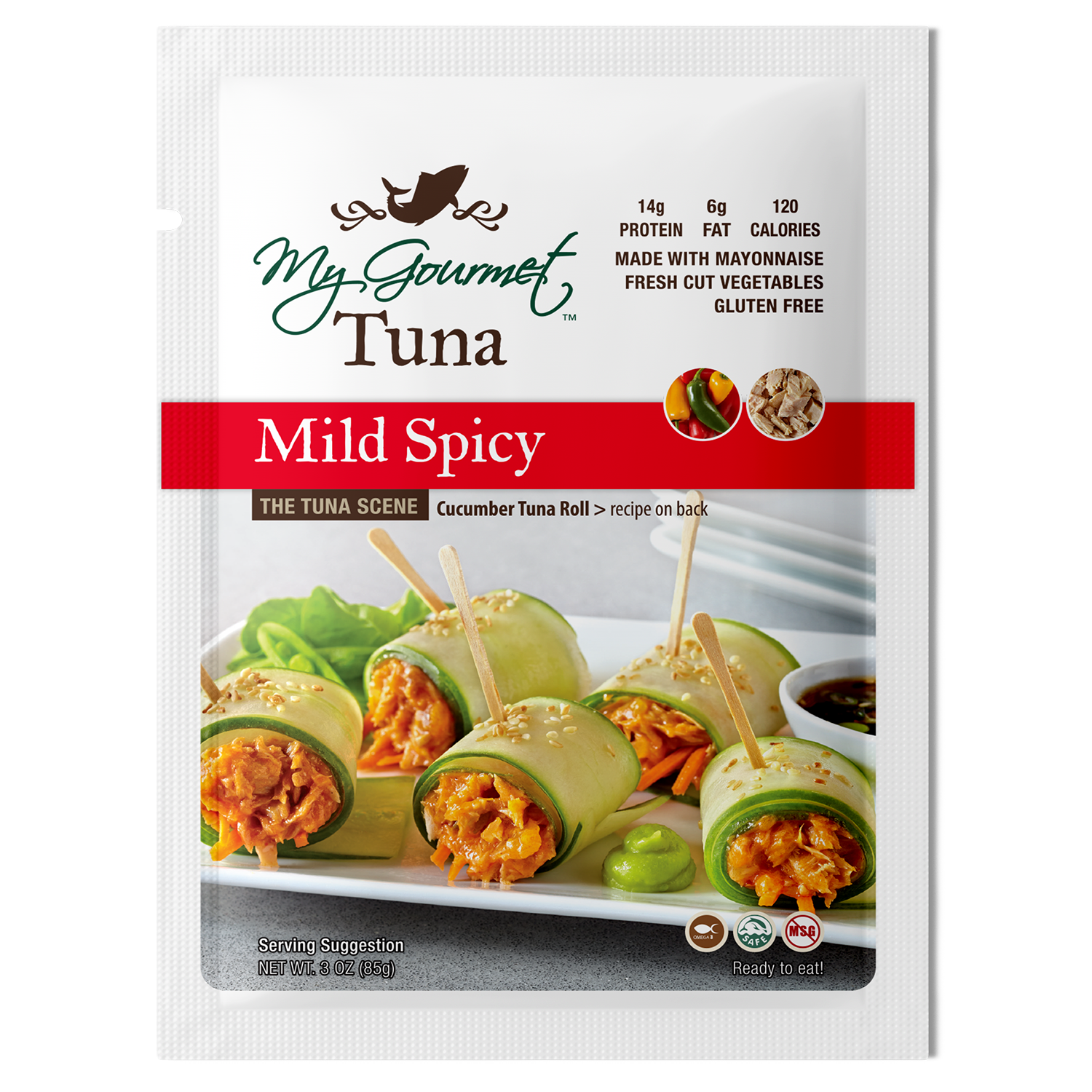 Pouches - Tuna Mild Spicy (12-Pack) Pouches - Tuna Mild Spicy (12-Pack)