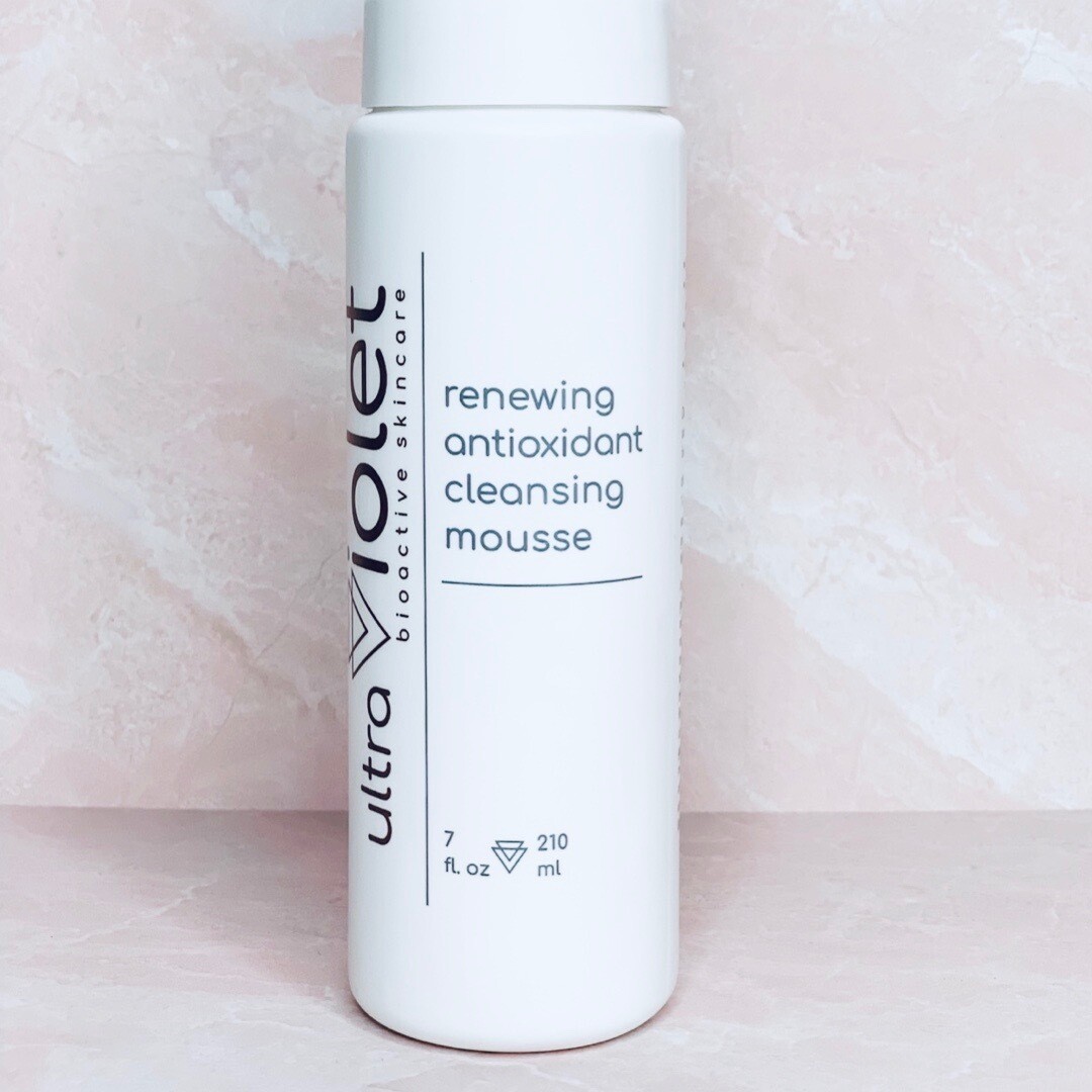renewing antioxidant cleansing mousse