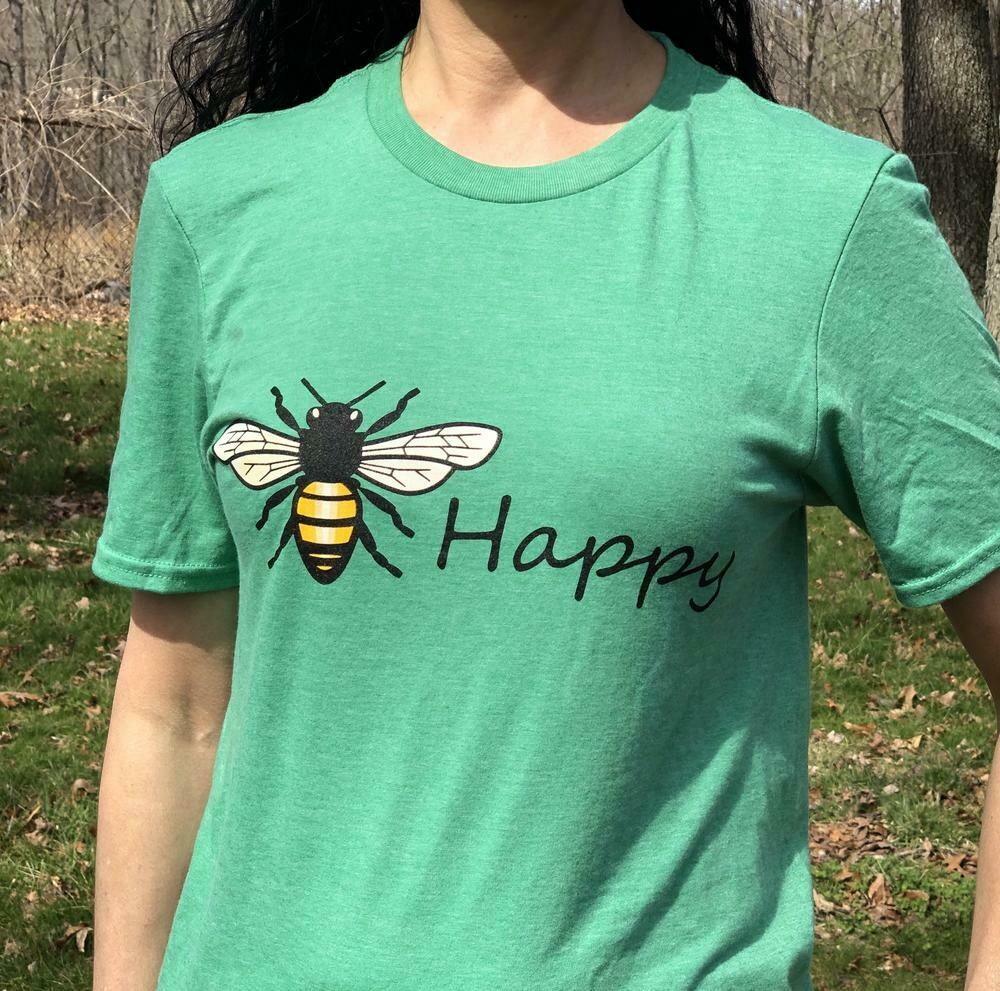 T-Shirt-Bee Happy