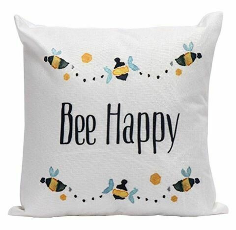 Bee Happy Pillow