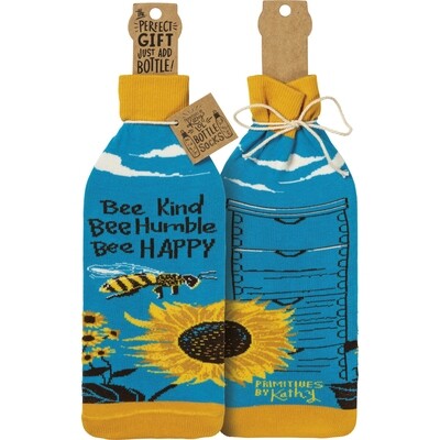 Bee Kind Bottle Sock