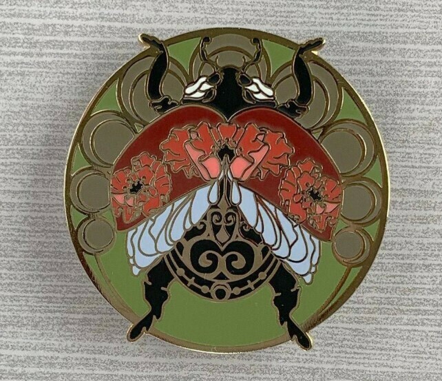 Art Nouveau Ladybug Pin