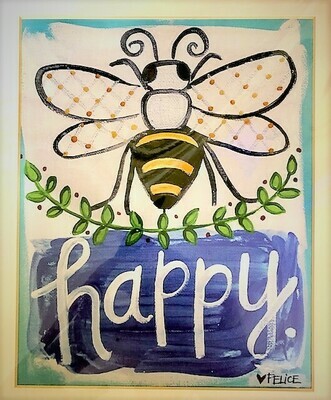 Bee Happy Print