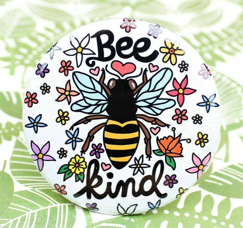 Bee Kind Button Pin