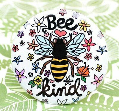 Bee Kind Button Pin