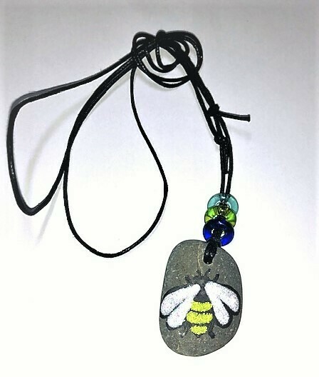 Bee Stone Necklace