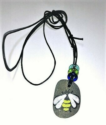 Bee Stone Necklace