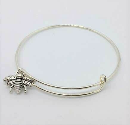 Bee Charm Adjustable Bracelet