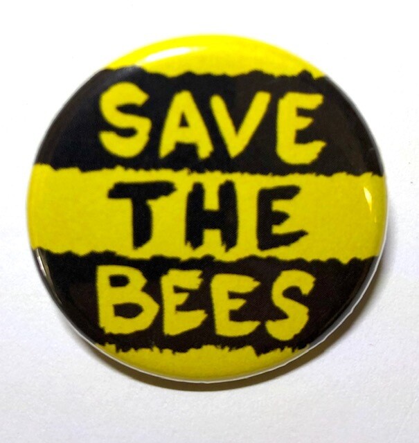 Black and Yellow Striped S.T.B Bee Pins