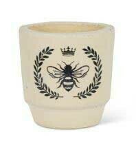 Flower Pot - Bee Crest